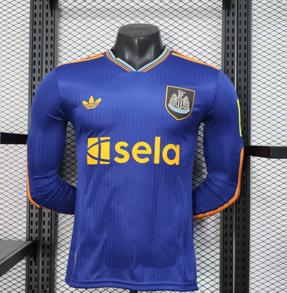 Newcastle United second away long-sleeve football jersey2025/26