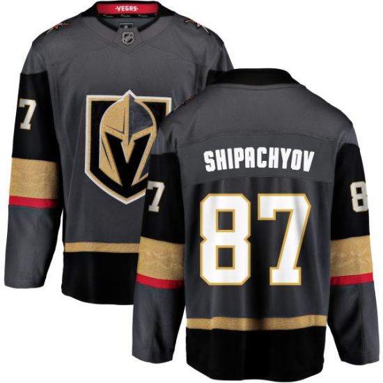 Men's Vegas Golden Knights #87 Vadim Shipachyov Authentic Black Home Fanatics Branded Breakaway NHL Jersey - Ujersey