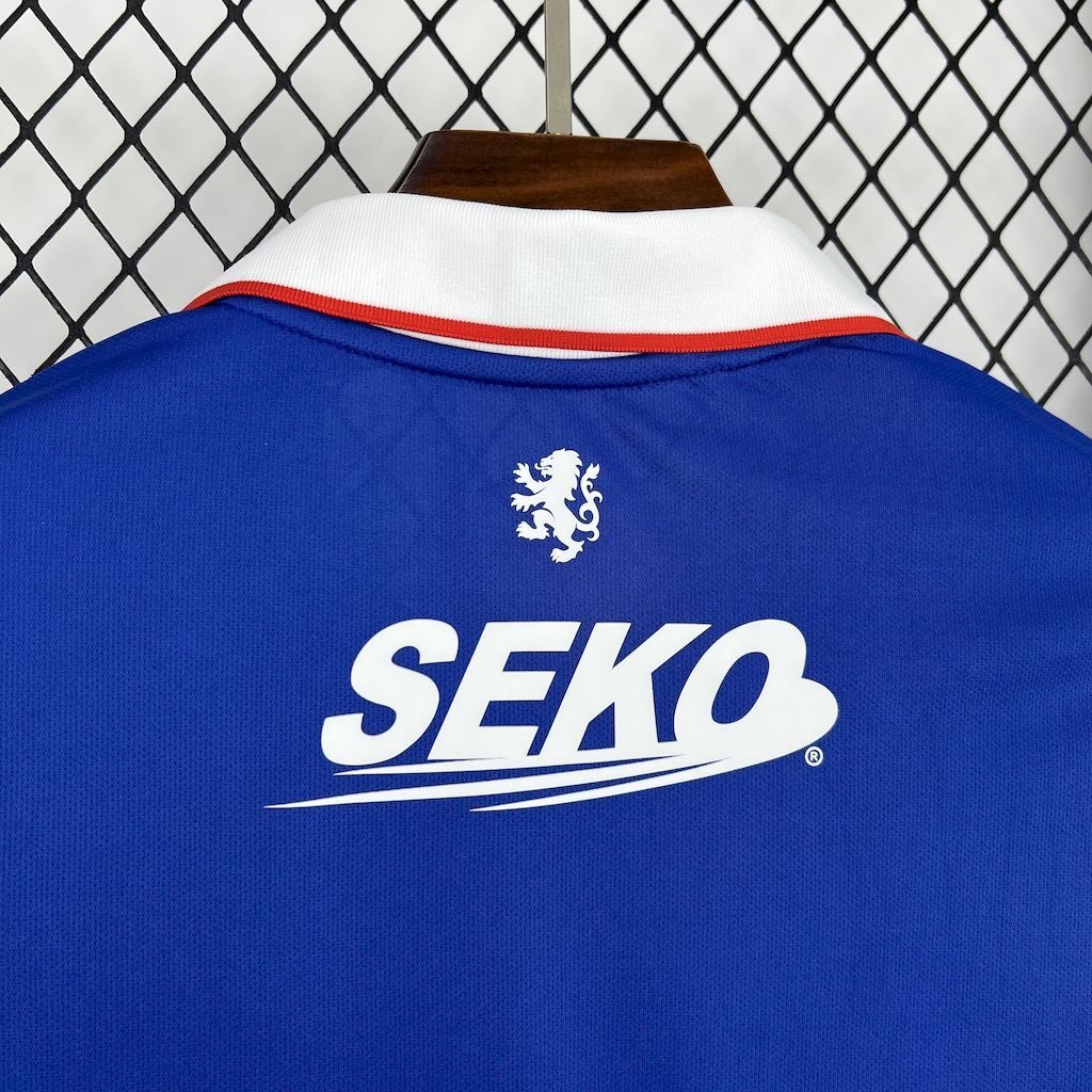 Rangers FC Soccer Jersey Home Custom Shirt 2025/26 - Ujersey
