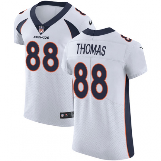 Men's Nike Denver Broncos #88 Demaryius Thomas White Vapor Untouchable Elite Player NFL Jersey - Ujersey