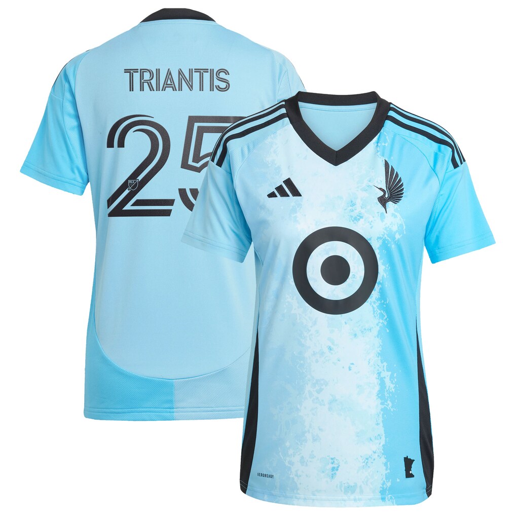 Women's Minnesota United FC Nectarios Triantis adidas Blue 2025 CONVERGENCE Replica Jersey - Ujersey