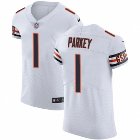 Men's Nike Chicago Bears #1 Cody Parkey White Vapor Untouchable Elite Player NFL Jersey - Ujersey