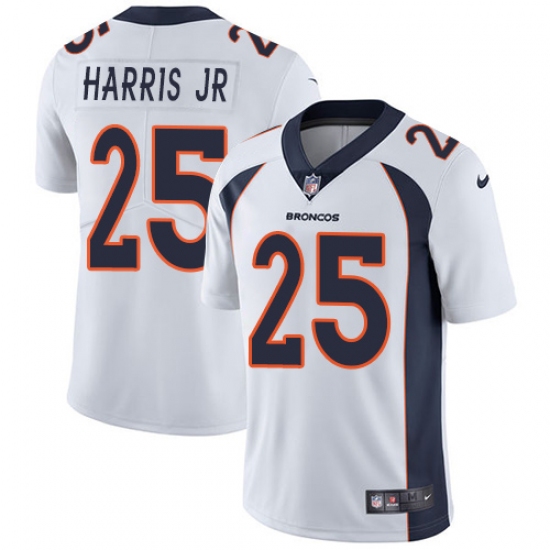 Youth Nike Denver Broncos #25 Chris Harris Jr White Vapor Untouchable Limited Player NFL Jersey - Ujersey