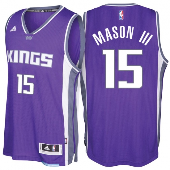 Sacramento Kings #15 Frank Mason III Road Purple New Swingman Stitched NBA Jersey - Ujersey