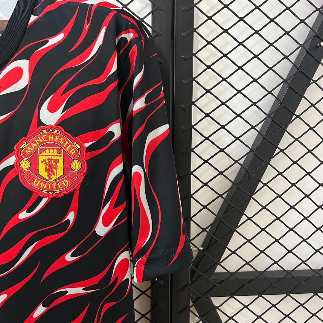 Manchester United Pre-Match Football Jersey Shirt 2025/26 - Ujersey NHL