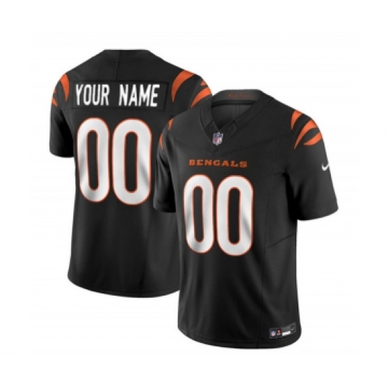 Men's Nike Cincinnati Bengals Active Player Custom 2023 F.U.S.E. Black Vapor Untouchable Limited Football Stitched Jersey - Ujersey