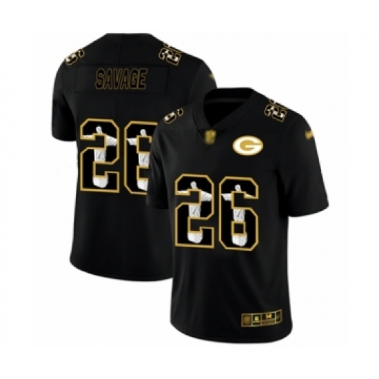 Men's Green Bay Packers #26 Darnell Savage Jr. Limited Black Jesus Faith Limited Football Jersey - Ujersey