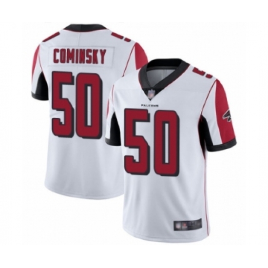 Youth Atlanta Falcons #50 John Cominsky White Vapor Untouchable Limited Player Football Jersey - Ujersey