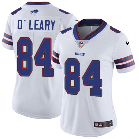 Women's Nike Buffalo Bills #84 Nick O'Leary White Vapor Untouchable Limited Player NFL Jersey - Ujersey