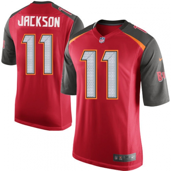 Men's Nike Tampa Bay Buccaneers #11 DeSean Jackson Game Red Team Color NFL Jersey - Ujersey
