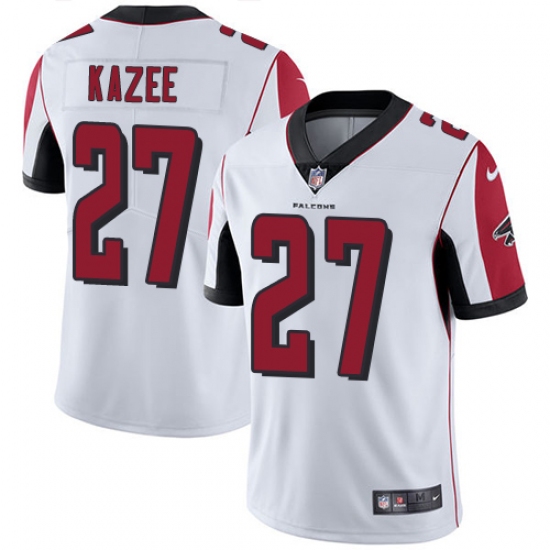 Youth Nike Atlanta Falcons #27 Damontae Kazee White Vapor Untouchable Limited Player NFL Jersey - Ujersey