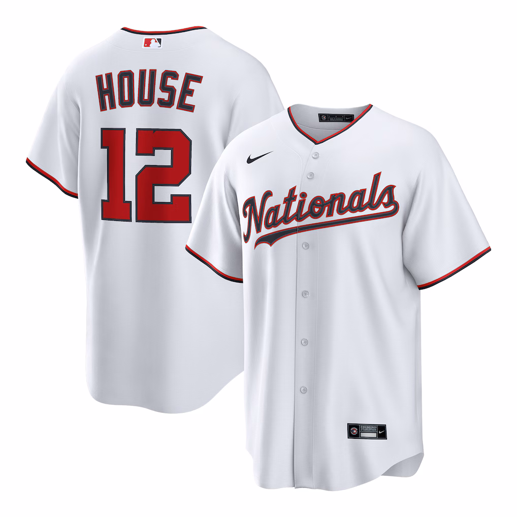 Men's Washington Nationals Brady House Nike White Home Replica Jersey - Ujersey Shop