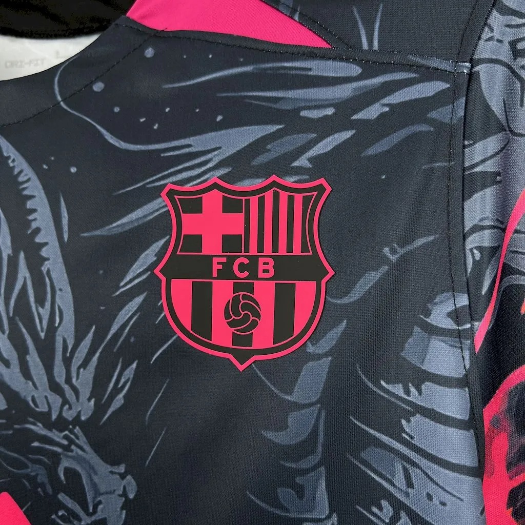 Barcelona Soccer Jersey Dragon Special Edition Custom Shirt 2025/26 - ujerseystore