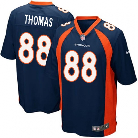 Men's Nike Denver Broncos #88 Demaryius Thomas Game Navy Blue Alternate NFL Jersey - Ujersey