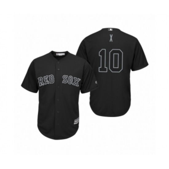 Men's Boston Red Sox #10 David Price X Black 2019 Players Weekend Replica Jersey - Ujersey