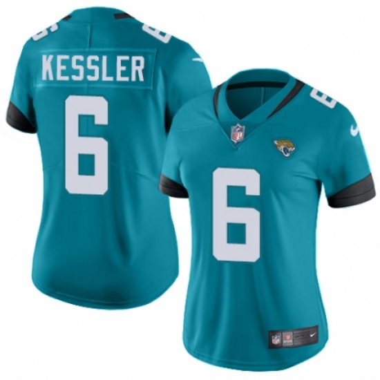 Women's Nike Jacksonville Jaguars #6 Cody Kessler Black Alternate Vapor Untouchable Limited Player NFL Jersey - Ujersey