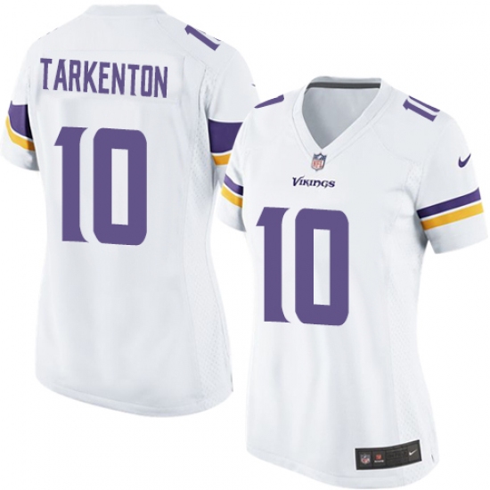 Women's Nike Minnesota Vikings #10 Fran Tarkenton Game White NFL Jersey - Ujersey