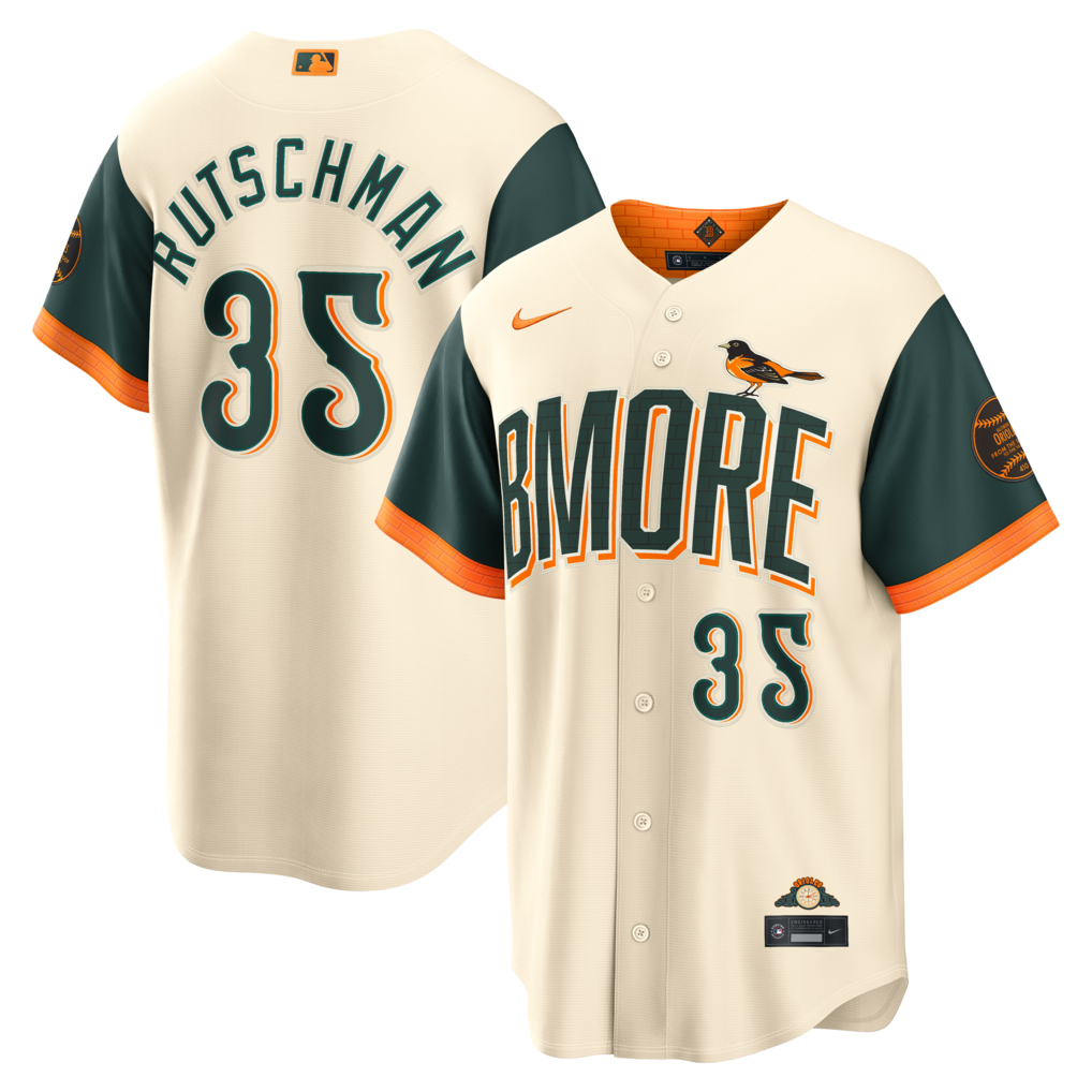 Men's Baltimore Orioles Adley Rutschman Nike Cream 2026 City Connect Stadium Jersey - Vujersey Los Angeles Rams