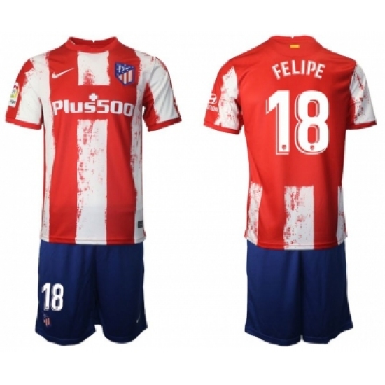Men 2021-2022 Club Atletico Madrid home red 18 Nike Soccer Jersey