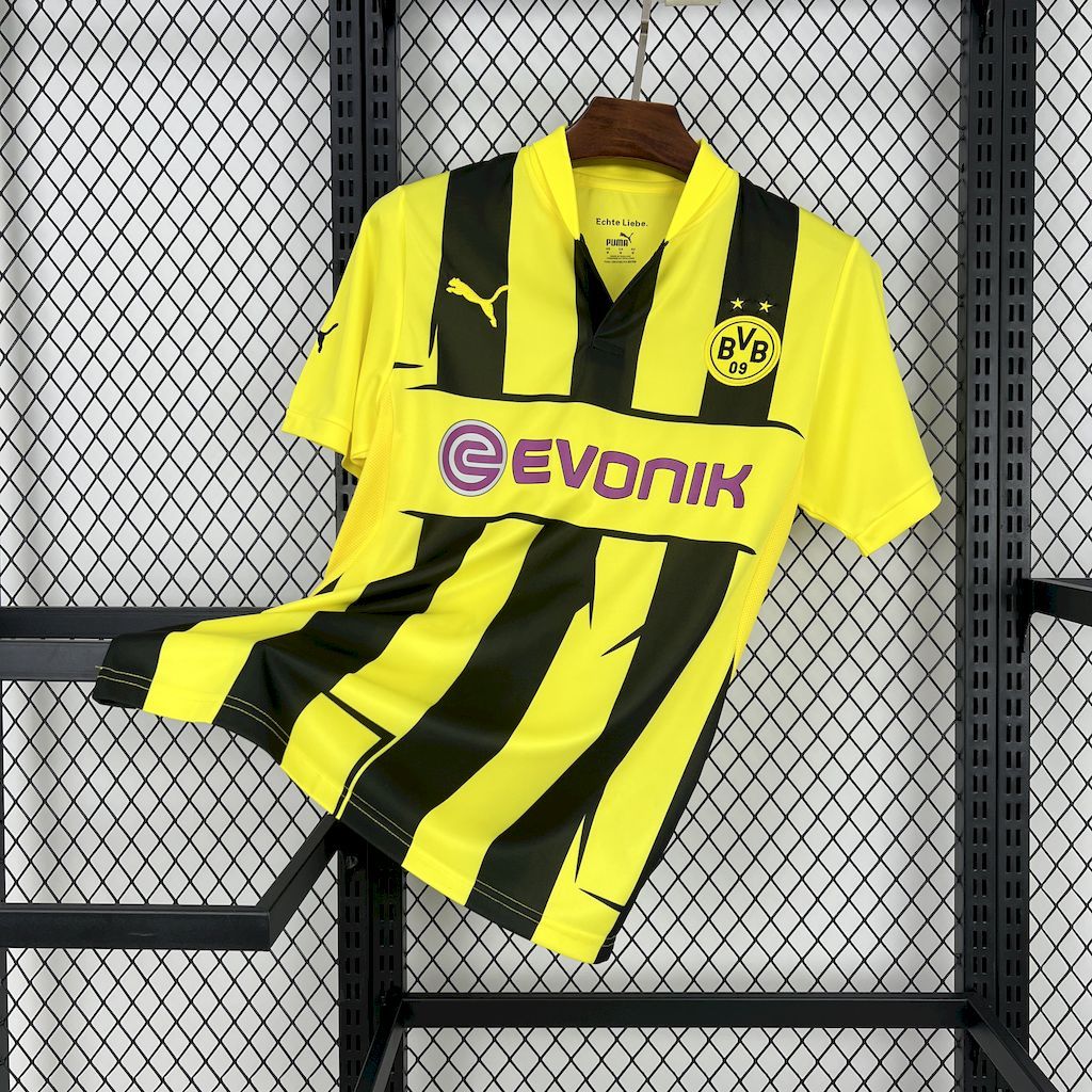 Borussia Dortmund Retro Jersey Home Soccer Shirt 2012-13 - Ujersey NHL