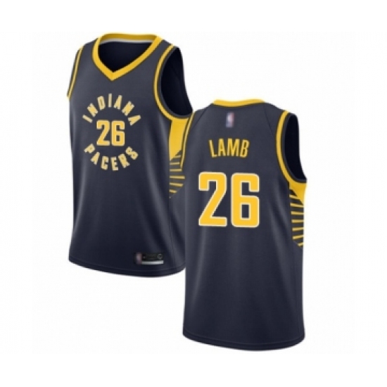 Youth Indiana Pacers #26 Jeremy Lamb Swingman Navy Blue Basketball Jersey - Icon Edition - Ujersey