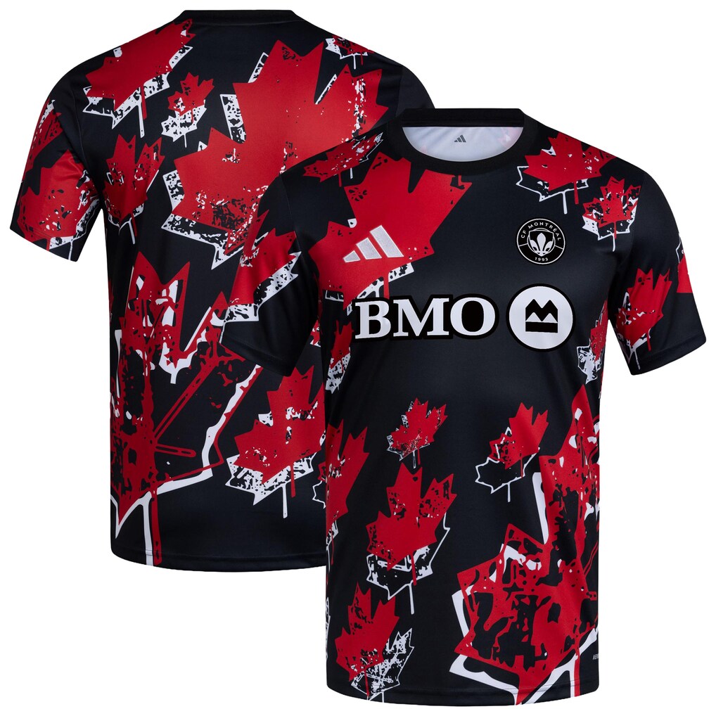 Men's CF Montreal adidas White 2026 Canadian Pre-Match Jersey - Ujersey