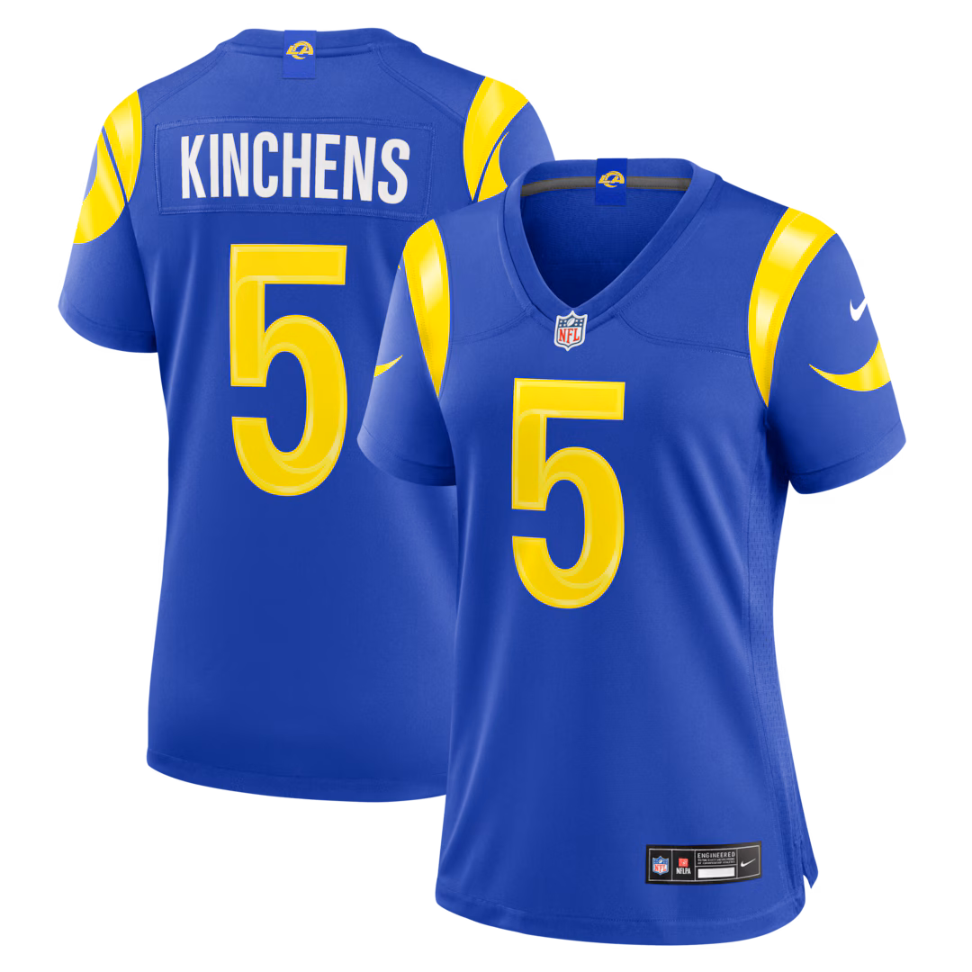Women's Los Angeles Rams Kamren Kinchens Nike Royal Team Game Jersey