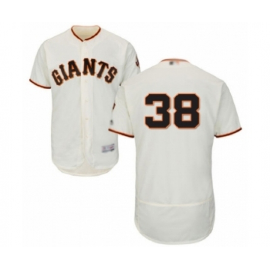 Men's San Francisco Giants #38 Tyler Beede Cream Home Flex Base Authentic Collection Baseball Player Jersey - Ujersey
