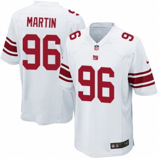 Men's Nike New York Giants #96 Kareem Martin Game White NFL Jersey - Ujersey