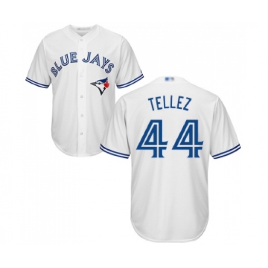 Youth Toronto Blue Jays #44 Rowdy Tellez Replica White Home Baseball Jersey - Ujersey