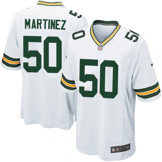 Men's Nike Green Bay Packers #50 Blake Martinez Game White NFL Jersey - Ujersey