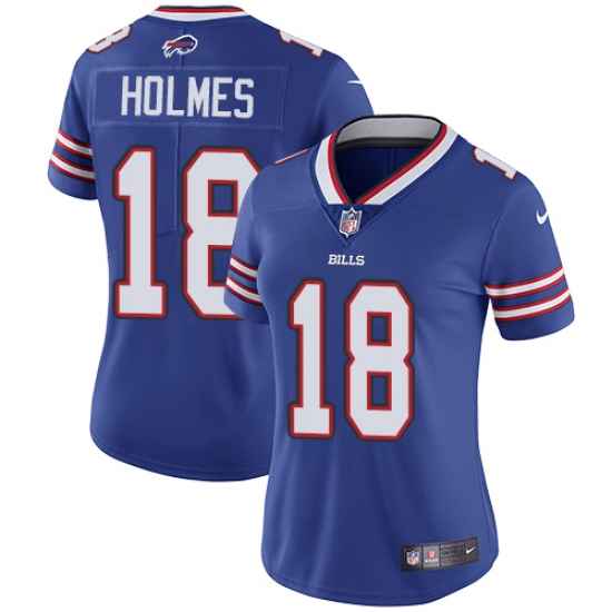 Women's Nike Buffalo Bills #18 Andre Holmes Royal Blue Team Color Vapor Untouchable Limited Player NFL Jersey - Ujersey
