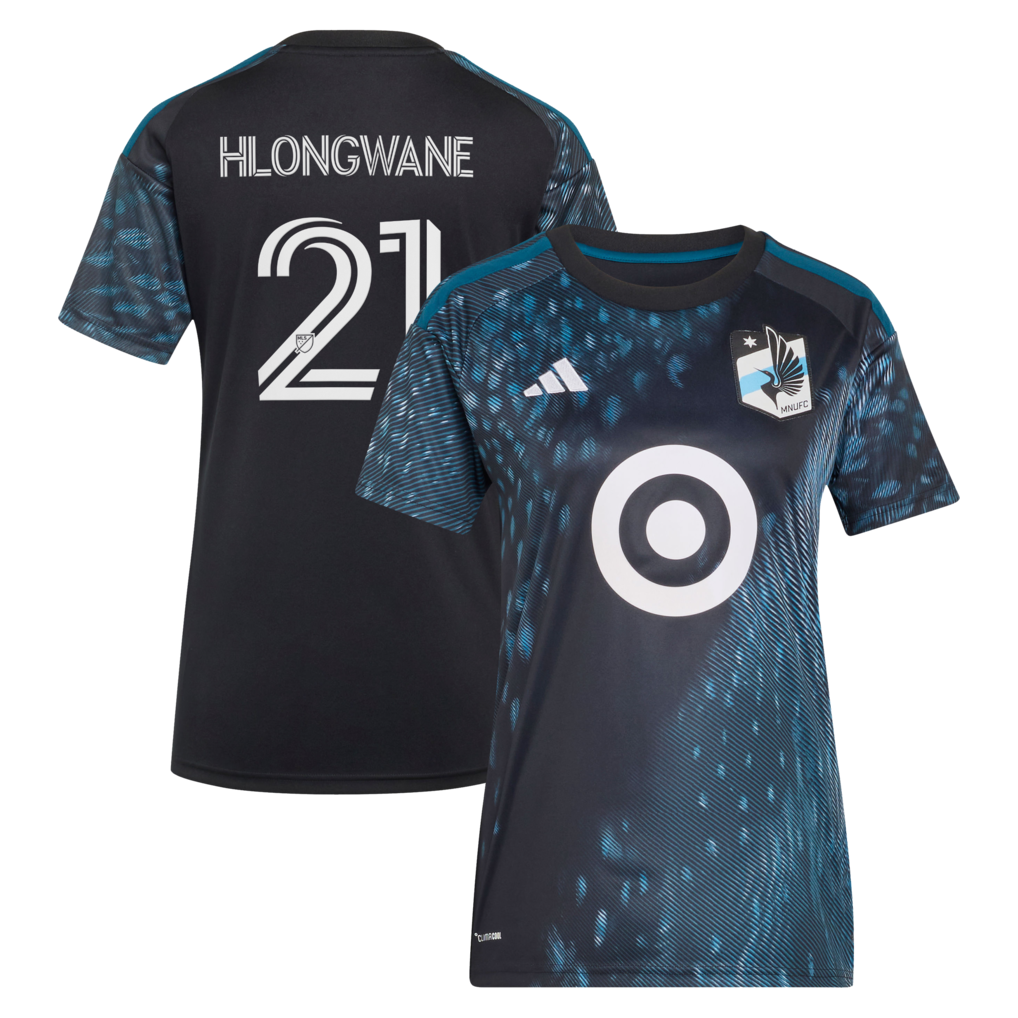 Women's Minnesota United FC Bongokuhle Hlongwane adidas Black 2026 The Decade Kit Replica Jersey - Ujersey
