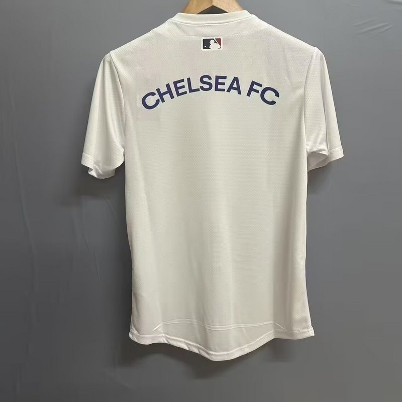 Chelsea White x US Pack Baseball Jersey Custom Shirt 2025/26