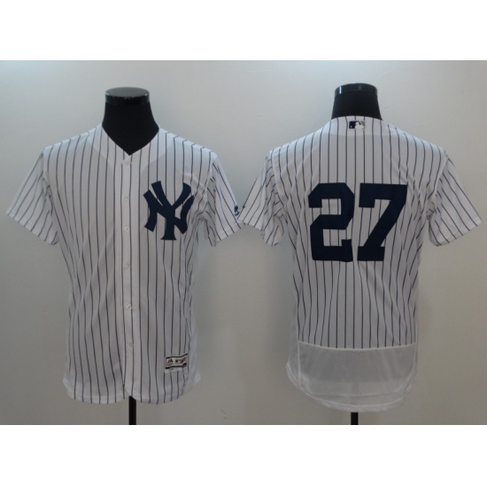 Men's New York Yankees #27 Giancarlo Stanton White Elite Commemorative Edition Jersey - Ujersey