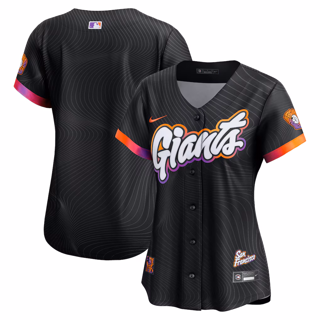 Women's San Francisco Giants Nike Anthracite 2025 City Connect Limited Jersey - U-jersey