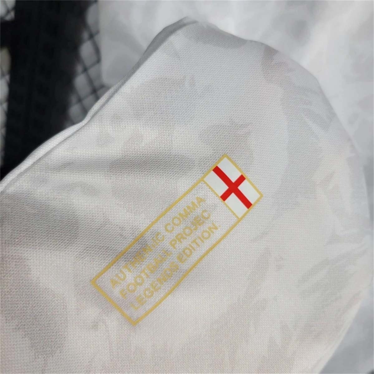 England Soccer Jersey White Comma Special Edition Kit Custom Shirt EURO 2024 - SUjersey01