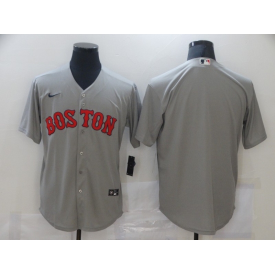 Men's Nike Boston Red Sox Blank Gray Jersey - Ujersey