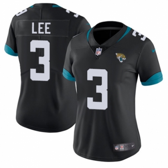 Women's Nike Jacksonville Jaguars #3 Tanner Lee Teal Green Team Color Vapor Untouchable Elite Player NFL Jersey - Ujersey