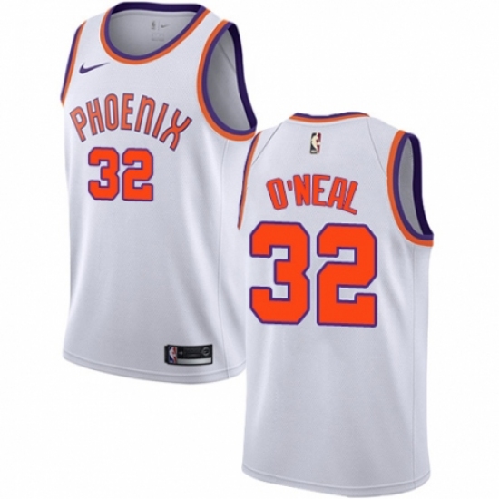 Men's Nike Phoenix Suns #32 Shaquille O'Neal Swingman NBA Jersey - Association Edition - Ujersey