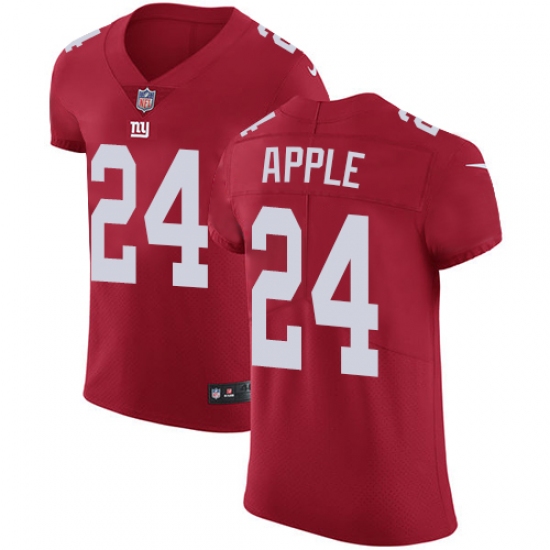 Men's Nike New York Giants #24 Eli Apple Red Alternate Vapor Untouchable Elite Player NFL Jersey - Ujersey