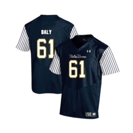 Notre Dame Fighting Irish 61 Scott Daly Navy College Football Jersey - Ujersey