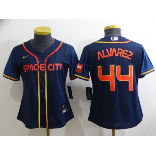 Youth Houston Astros #44 Yordan Alvarez Nike Navy 2022 City Connect Player Jersey - Ujersey