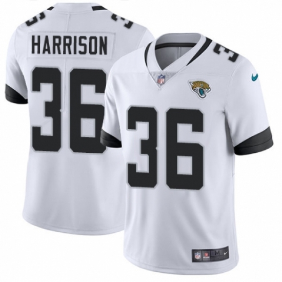 Youth Nike Jacksonville Jaguars #36 Ronnie Harrison White Vapor Untouchable Limited Player NFL Jersey - Ujersey