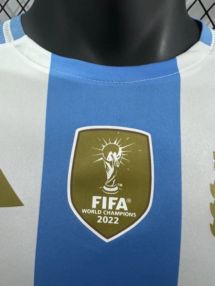 Argentina Soccer Jersey Home Long Sleeve Shirt 2024 - U-jersey