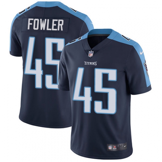 Youth Nike Tennessee Titans #45 Jalston Fowler Elite Navy Blue Alternate NFL Jersey - Ujersey