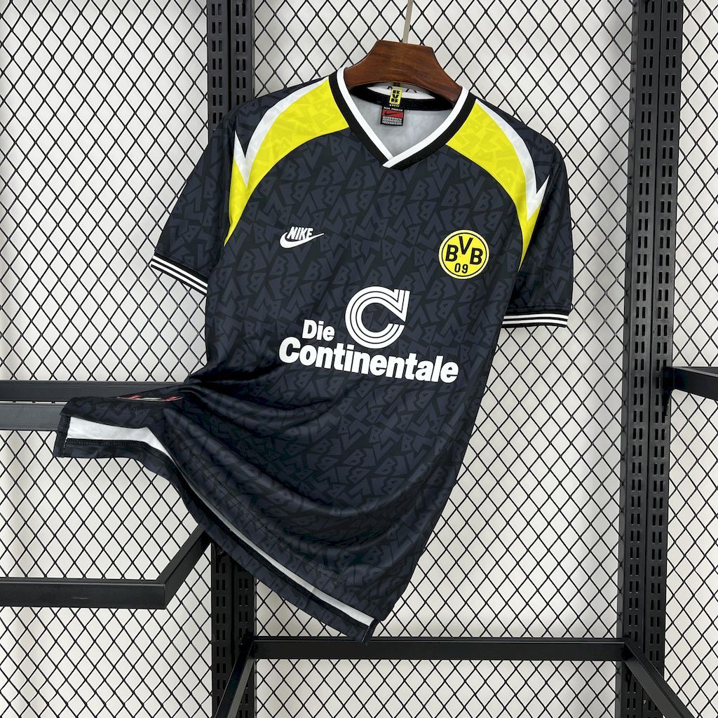 Borussia Dortmund Retro Jersey Away Soccer Shirt 1995/96 - Ujersey NHL