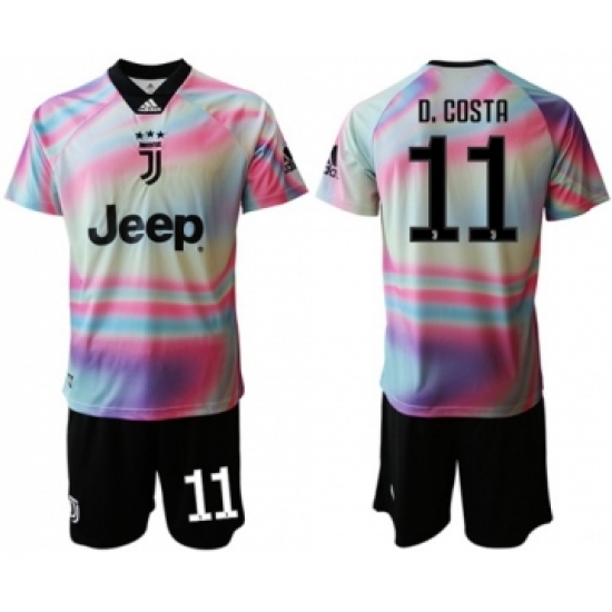 Juventus #11 D.Costa Anniversary Soccer Club Jersey