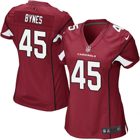 Women's Nike Arizona Cardinals #45 Josh Bynes Game Red Team Color NFL Jersey - Ujersey
