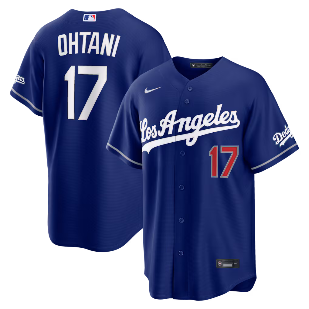 Men's Los Angeles Dodgers Shohei Ohtani Nike Royal Alternate Stadium Jersey